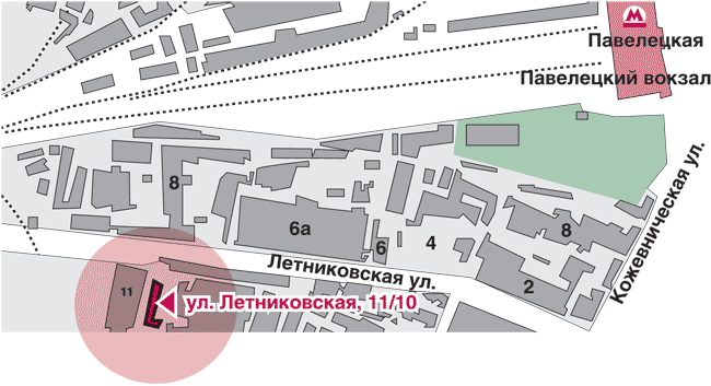 План павелецкого вокзала с выходом к поездам